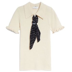 Sandro Tym Scarf Sweater